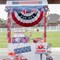 Pleated Fan Flag 2 Pack Patriotic American Bunting Flags for 4th of July